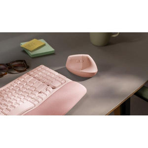 Mouse Verticale Lift Ergonomic Ottico 4 Tasti 4000 DPI Colore Rosa