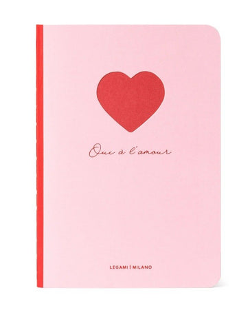 Legami, Quaderno A Righe Medium, A5, Tema Heart
