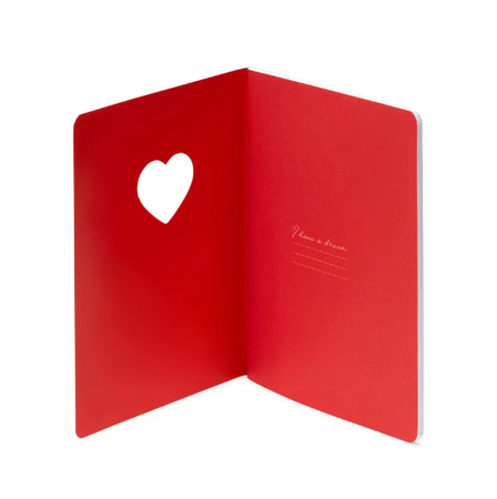 Legami, Quaderno A Righe Medium, A5, Tema Heart