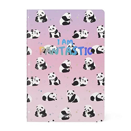 Legami, Quaderno A Righe Medium, A5, Tema Panda