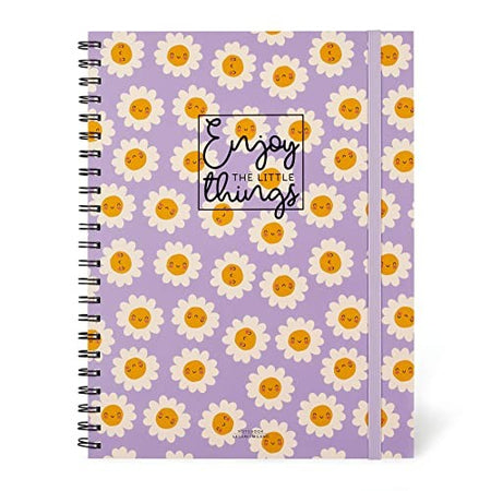 Legami, Quaderno Spiralato 3 in 1 Maxi, A4, Tema Daisy