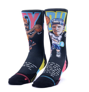 Calzini Scrimmage unisex basket Sidney&Billy Black