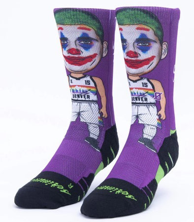 Calzini unisex Scrimmage basket The Joker Purple