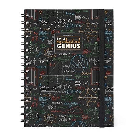 Legami, Quaderno Spiralato A Righe Large, A5, Tema Genius
