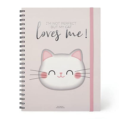 Legami, Quaderno Spiralato Maxi, A4, Tema Kitty