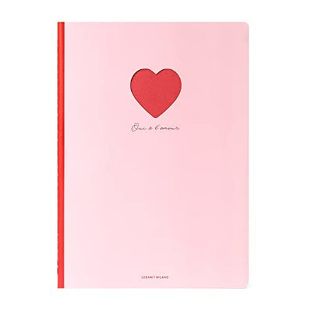 Legami, Quaderno a Righe Large, Foglio B5, Tema Heart
