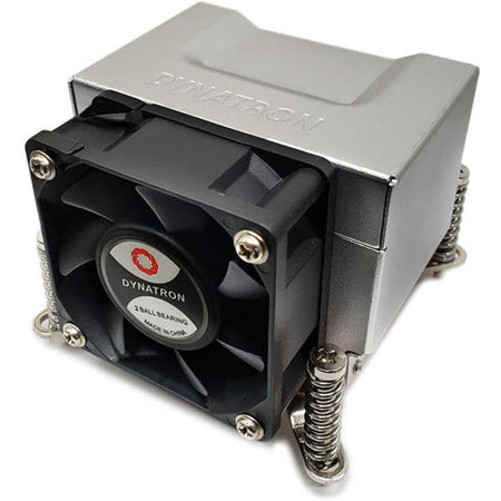 Inter-Tech Q-5 Processore Dissipatore di calore/Radiatore 6 cm Nero, Argento 1 pz (Inter-Tech Khler Q-5 2HE aktiv Int)