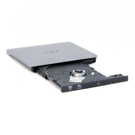 Adj Masterizzatore Dvd Esterno 142-00002 Ultraslim Usb2.0 Nero/grigio