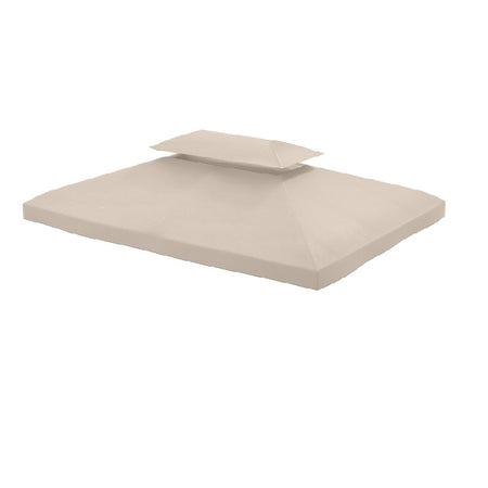 Copertura Ricambio per Gazebo 3x4 MT Idrorepellente Protezione UV Crema