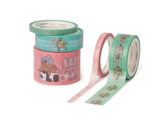 Legami, Set di 5 Nastri Adesivi di Carta, Tema Tape By Tape