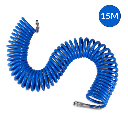 Tubo Aria Compressa 15mt Attacco Semplice Veloce per Compressore 15Bar