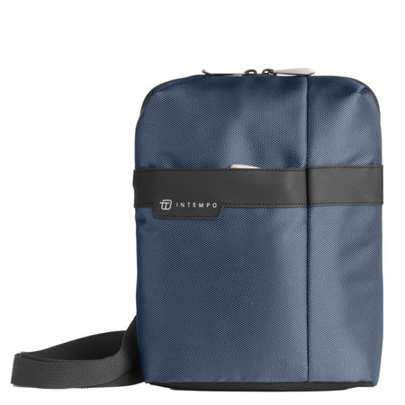 Tracolla City Bag Job Dim. 21X28X6Cm Tessuto Tecnico Blu Intempo