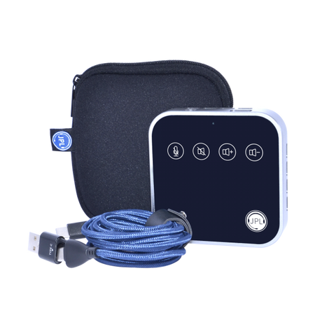 JPL Convey vivavoce Telefono cellulare/PC USB 2.0 Blu, Argento (JPL CONVEY USB SPEAKERPHONE INC CASE)
