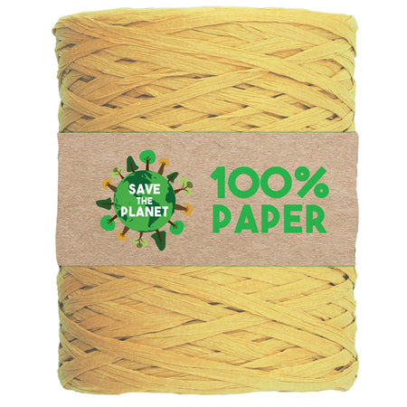 Rafia In Carta 100Mt Colore Giallo 02 Brizzolari
