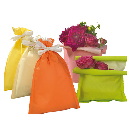 50 Buste Regalo In Carta 45Gr. 16X25Cm 5 Colori Assortiti