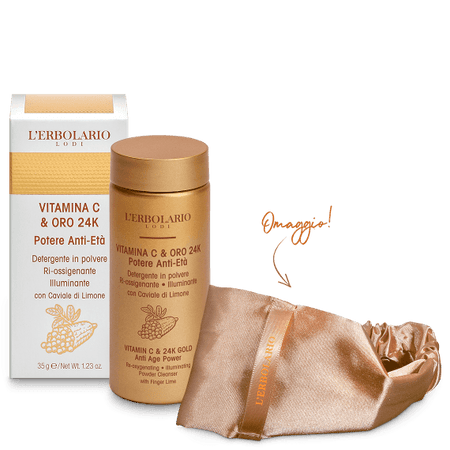 Detergente Viso in Polvere Vitamina C & Oro 24K
