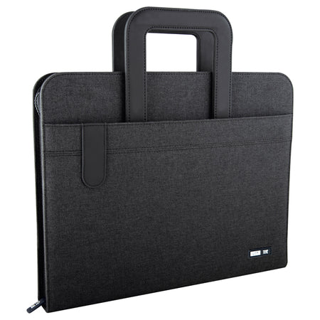Portablocco Flap Tessuto Tecnico C/Manici Flap F.To A4 Nero City Time
