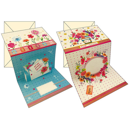 Biglietto Buon Compleanno 2 Soggetti Assortiti Kartos
