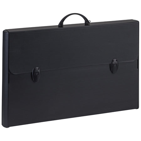 Valigetta Polionda Total Black 37X60Cm Dorso Rigido 5Cm Favorit
