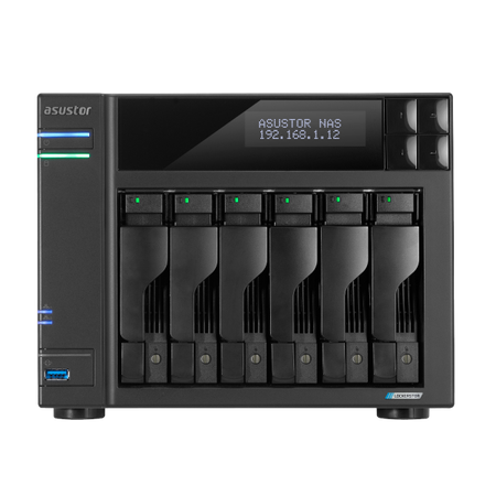 NAS ASUSTOR 6 BAIE 8GB DISKLESS