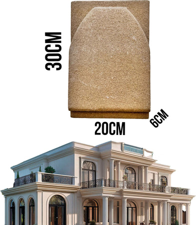 9,99pz-***-STOCK-***-Fregio-capitello-cimasa-per-esterno-in-xps-resinati-30x20x6cm-PD04-20
