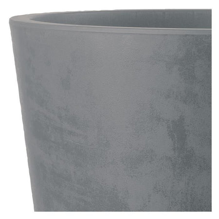 Vaso per fiori - DEROMA - Millennium R - Grigio cenere - Con riserva d'acqua - Altezza 53 cm