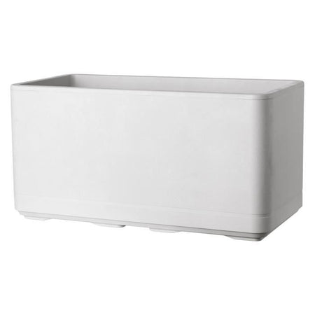 Fioriera Muret - DEROMA - Cosmo - Perla - Con riserva d'acqua - Ruote - 78 cm