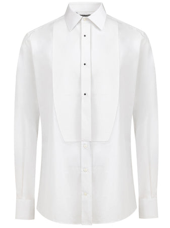 Dolce & Gabbana Camicia Smoking in cotone da uomo