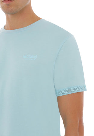 moschino T-SHIRT BANDA LOGATA da uomo