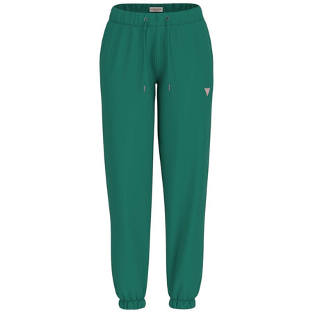 Guess pantalone tuta verde mini triangolo W4YB33KC811G8ET Pantaloni Guess Jeans