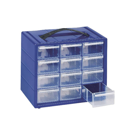 Cassettiera monoblocco "Espace" in resina antiurto e cassetti infrangibili con fermo dotata di divisori estraibili