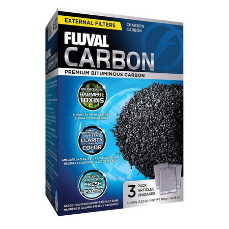 Fluval Lotto 3 del carbone 100 g