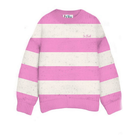 MC2 SAINT BARTH maglioni donna mc2 saint barth - jessie stretch striped 2310 - multicolore da donna