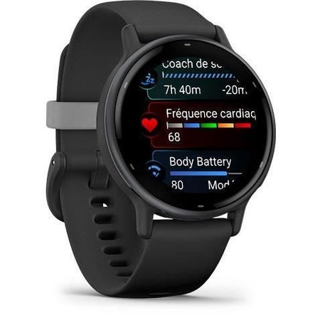 Orologio GPS connesso - GARMIN - Vivoactive 5 - WiFi - 30,4 mm (1,2) - Grigio con cinturino nero