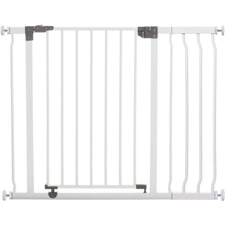 Barriera di sicurezza e prolunga 18 cm - DREAMBABY - LIBERTY - 1 barriera + 1 prolunga - 93-99 cm - Bianco