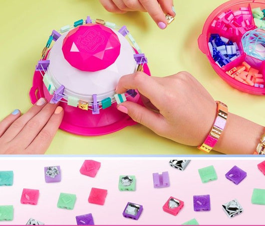 SPIN MASTER COOL MAKER - PACCHETTO POP STYLE STRASS E GLITTER Macchina per braccialetti stile pop