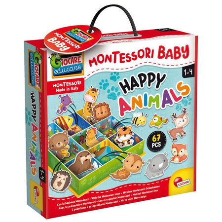 Gioco didattico - Lisciani - 92772 - Montessori - 3D - 50 forme autocorrettive