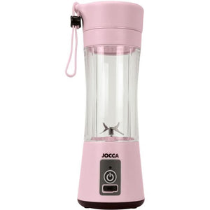 Frullatore portatile - JOCCA - SWEET - 380 ml - 2000 mAh - Con cavo USB - Rosa