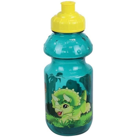 Servizio da tavola Jurassic per bambini - FUN HOUSE - 006322 - Vetro, piatto fondo, piatto piano, posate, bottiglia e contenitore per snack