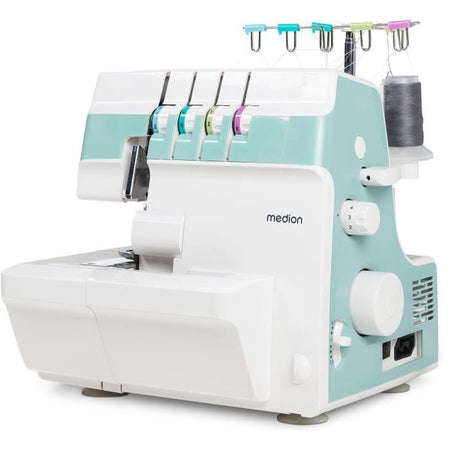 Overlocker - MEDION - SO 90 - 91W - Tipo ago 11, 14, 16 - 1200 giri/min - LED - Turchese