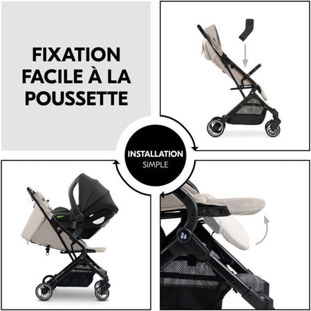 Adattatori universali Cosy - HAUCK - Per passeggino TRAVEL N CARE / PLUS - Nero