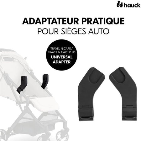 Adattatori universali Cosy - HAUCK - Per passeggino TRAVEL N CARE / PLUS - Nero