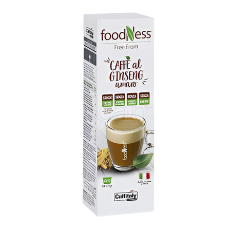 Bevanda Caffè al Ginseng Amaro 10 Capsule FoodNess per Caffitaly System