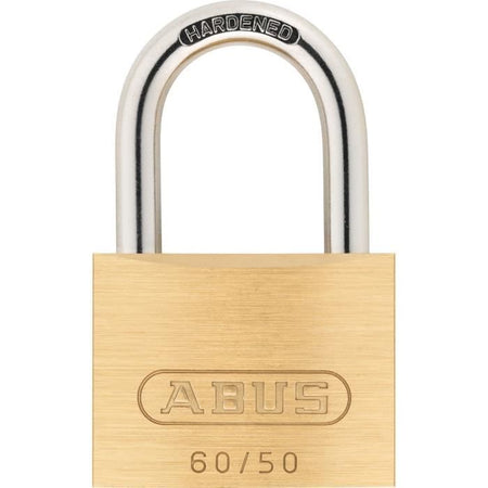 Lucchetto in ottone massiccio - ABUS - 60/50 - Arco in acciaio cementato - Doppia chiusura - 2 chiavi