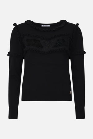 Maglia g/c con pizzo