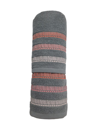 Set Asciugamani 1+1 Maestri Cotonieri Dahila Spugna di Cotone