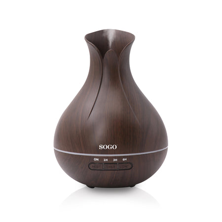 SOGO Diffusore elettrico di aromi ed essenze ad ultrasuoni 7 luci 2 modalità vapore
