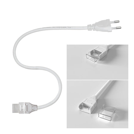 CAVO SPINA 1 MT PER STRISCE LED 220V NUOVA VERSIONE