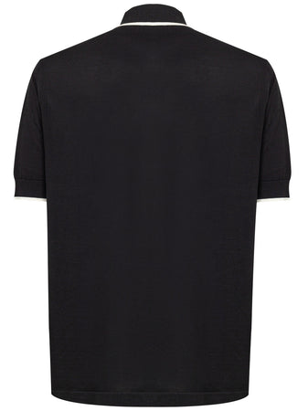 Dolce & Gabbana Polo in Seta con Stampa Bandana da uomo