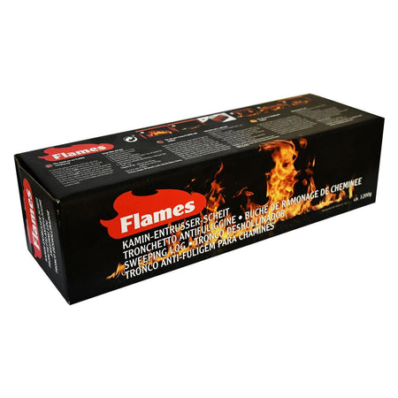 Ceppo spazza camino per stufe a legna tronchetto mangia fuliggine